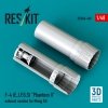 RESKIT RSU48-0469 F-4 (E, J, F, G, S) Phantom II exhaust nozzles for Meng kit (3D Printed) (1/48)